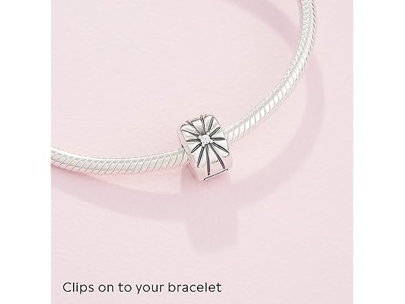 Pandora Sparkling Sunburst Clip Charm