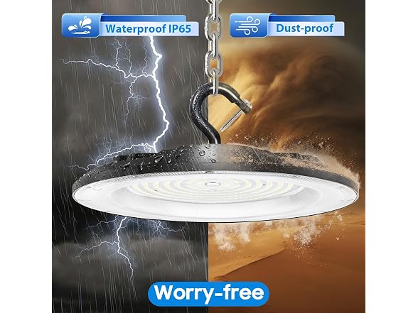 GoBright 6-Pack 200W UFO LED High Bay Lights - Gallery 5