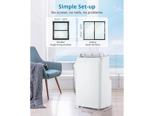 (NEW!) dainslef Up To 750sqft Portable AC