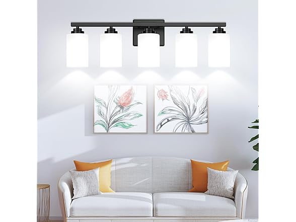 VerRon 5-Light Bathroom Light Fixture