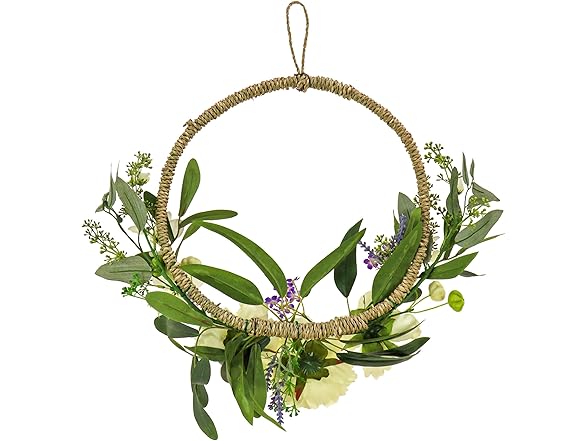 National Tree Company 18" Peony Wreath