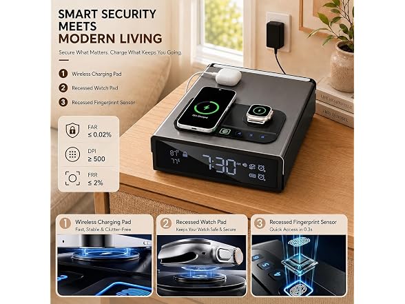 Grimtron Handgun Safe Ambient Light WC