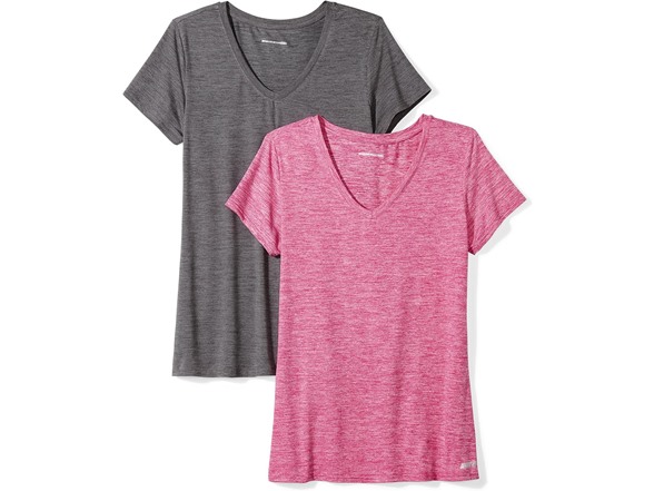 Charcoal Heather Space Dye/Raspberry Red Space Dye