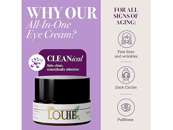 Revitalizing All-In-One Eye Cream, Jojoba Oil Organic & Matrixyl 3000