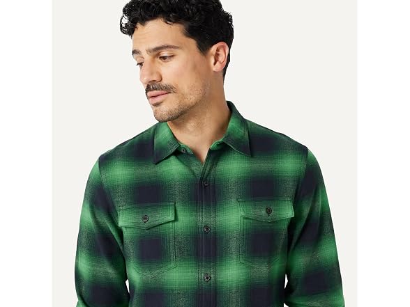 Amazon Essentials Men Slim-Fit Flannel Down Shirts