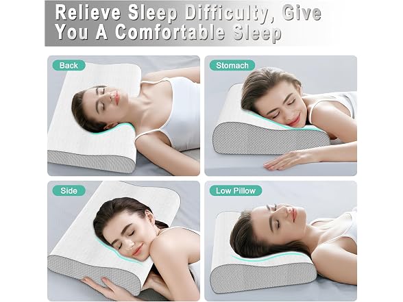 Phent zari Memory Foam Cervical Pillow