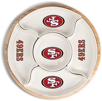 Memory Company NFL Wood Serving Compartment Tray