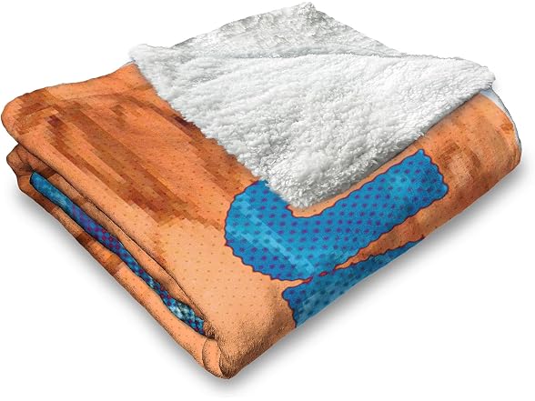 Northwest Jaws Neon  Sherpa Throw Blanket 50"x60"