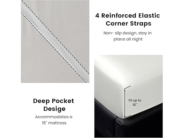 Revdomfly 4 Pcs Queen Satin Sheets