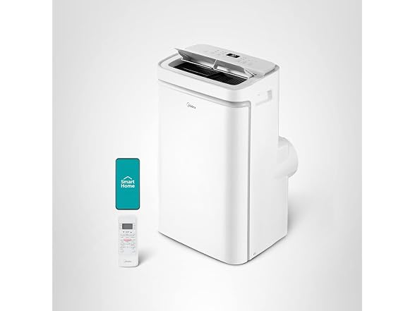 Midea 14,000 BTU ASHRAE (10,000 BTU SACC) Portable AC