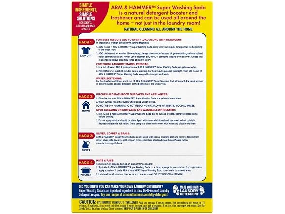 Detergent Booster Cleaner Powder 55 oz Bundle