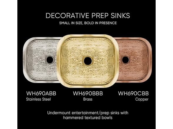 Rectangular Undermount Entertainment/Prep
