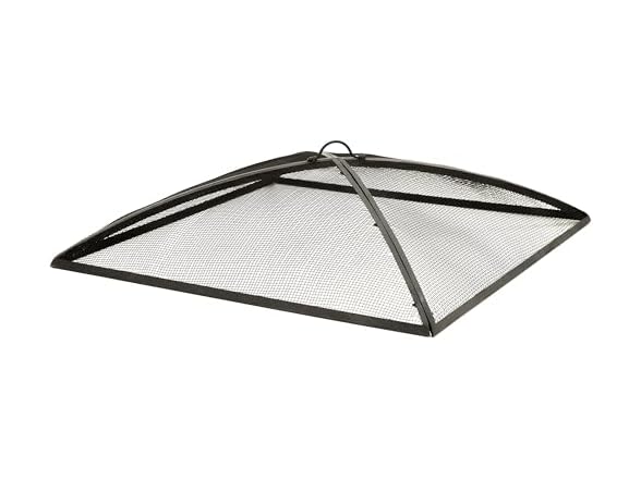 Sunnydaze Square Fire Pit Screen Cover, 31" x 31"
