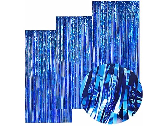 12 Pack: Blue Backdrop Curtains