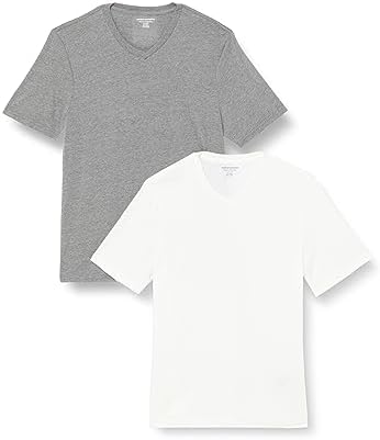 Amazon Essentials Mens Short Sleeve V Neck Shirts