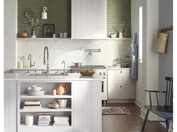 Moen Weymouth Nickel Motionsense Touchless Kitchen Faucet