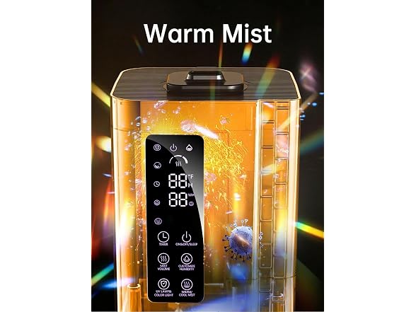 let'me 2.64Gal Warm Cool Mist Humidifier