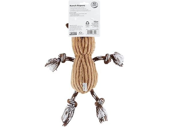 Ranch Roperz Horse Plush Squeaky Dog Toy