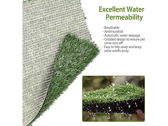 iMounTEK Grass Patch for Dogs, Artificial Grass 