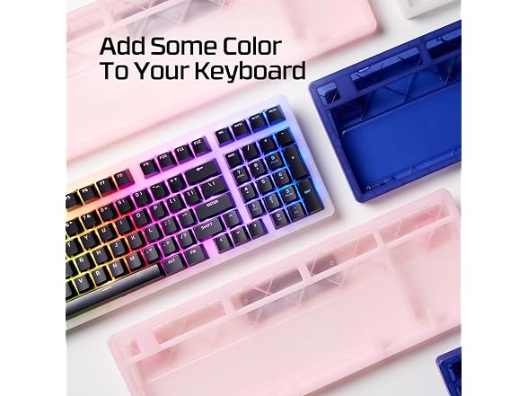 HyperX Origins 2 1800 Housing – Translucent Frosted Material, Shine Through, High Profile, Easy Assembly – Blue