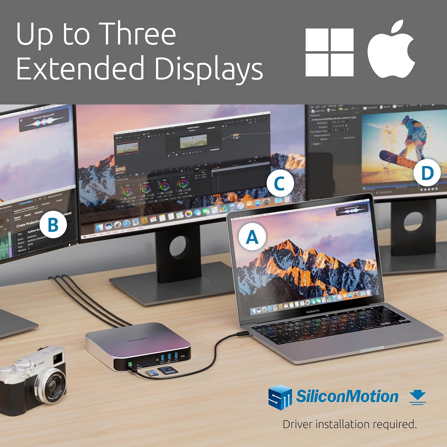 Kensington Dual Display Dock for MacBooks - Gallery 11