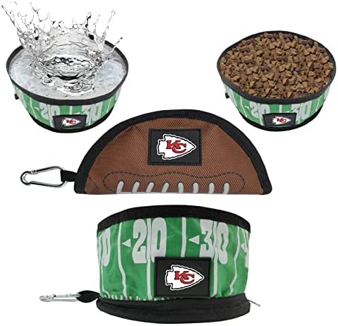 Pets First NFL Collapsible Pet Bowl