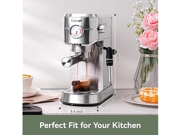 Gevi Espresso Machine 20 Bar