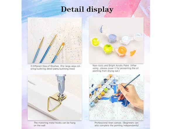 Paint by Numbers Kit for Kids