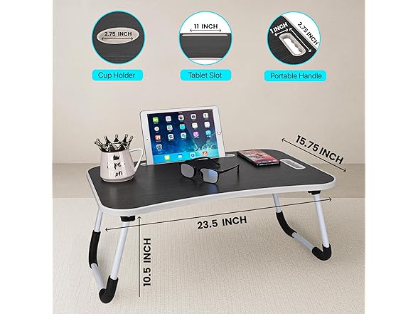 MAVOCRAFT Laptop Desk for Bed