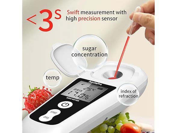 AquilaPro Digital Brix Refractometer