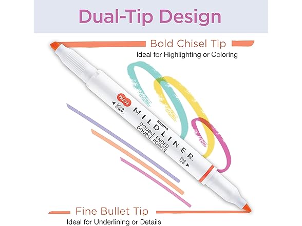 Double-Ended Highlighter Set