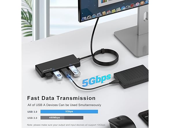 ANYPLUS Multiport USB Splitter Adapter Hub
