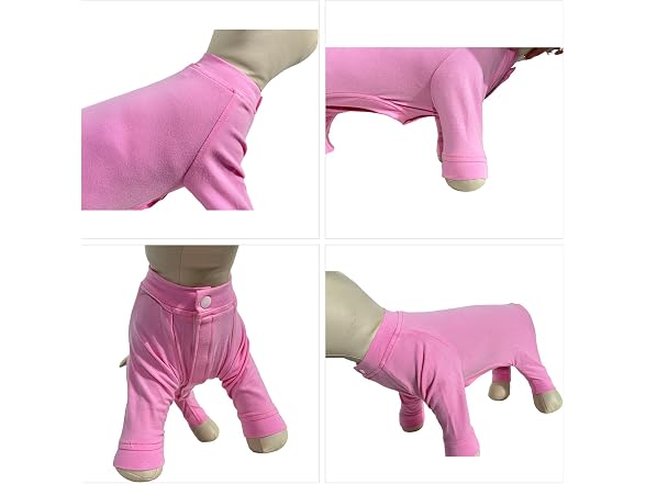 Lovelonglong Four Feet Dog Lightweight Pajam