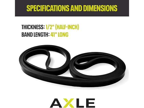 AXLE Home Gym Resistance Band 41" Long