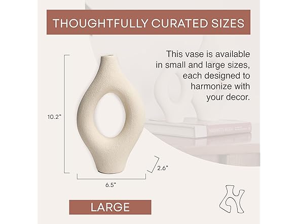 Maven Lane Villa Moda Emile Abstract Vase
