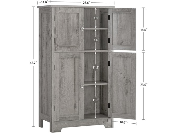 TEENFON Tall Storage Cabinet