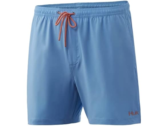 HUK Volley 5.5" Elastic Waist Shorts (Small)