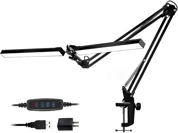 Clamp on LED Desk Lamp