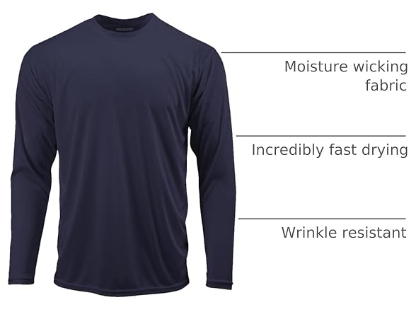 Joe's USA Men (XL) DRI-Equip Shirtt-X-Large-True