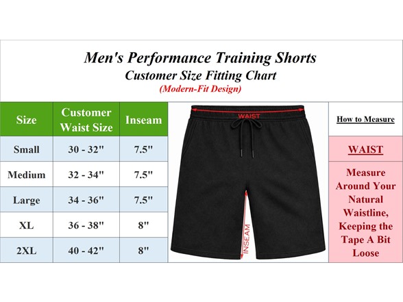 3Pk Mens Performance Training Shorts