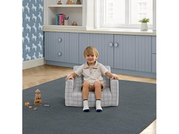 Delta Children Checkered Cozee Flip-Out Chair