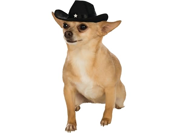 Rubies Rubies Cowboy Pet Hat for Dogs or Cats