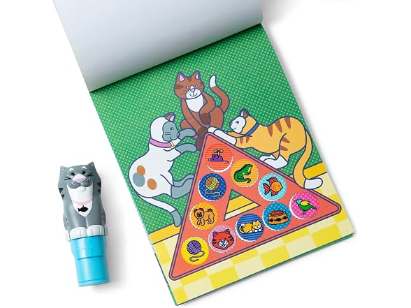 Spin Master Melissa Doug Sticker Wow Cat W Pack