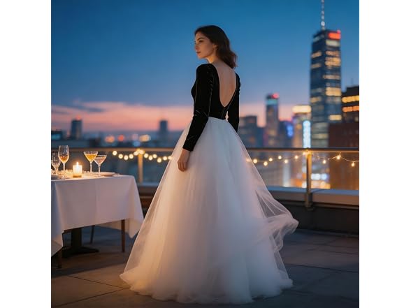 Wdpl Women (3X) Long Tulle Skirt Line Floor Skirts