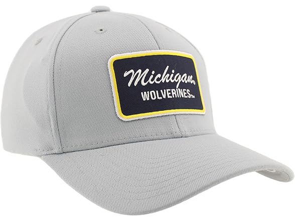 ZHATS Men's Grey NCAA Fitted Hat (M)