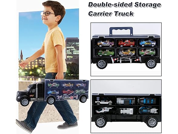 JODUDLR Transport Cars Carrier Set