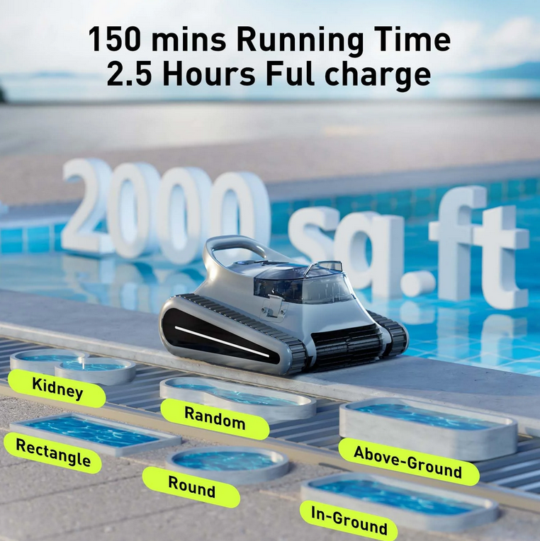 Seauto Crab Cordless Robotic Pool Cleaner Purple - Gallery 12