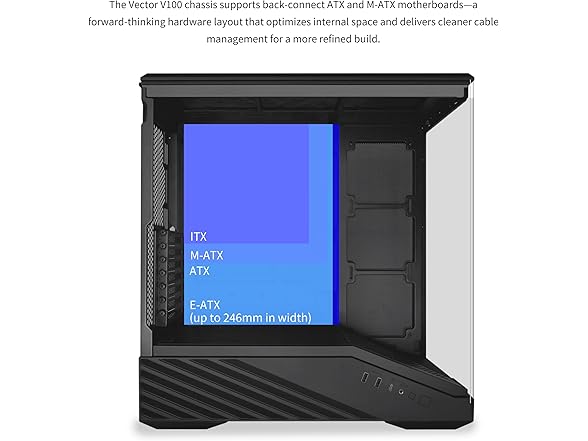 Lian Li V100 ATX Mid-Tower PC Case, LED