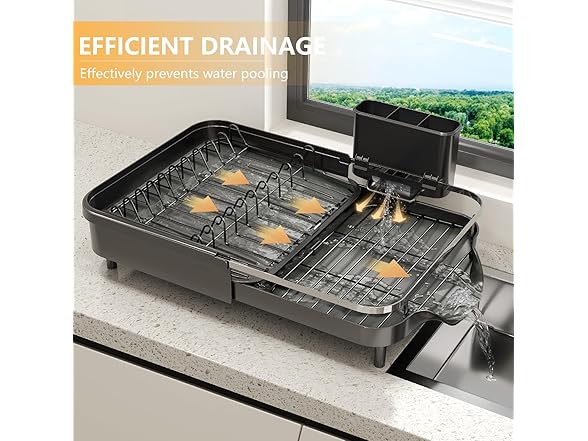 KLKE Expandable Dish Drying Rack