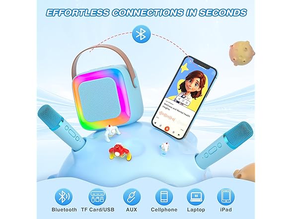 TAEMVV Mini Karaoke Machine for Kids